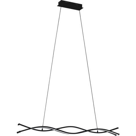 EGLO Lasana 3 Hanglamp - LED - 98,5 cm - Zwart|Wit