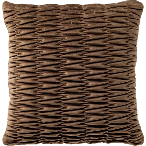 Hoii Sierkussen 43x43 cm - Halina - Bruin - incl. kussenvulling