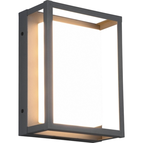 Trio Leuchten Witham Wandlamp IP54 SMD LED Antraciet