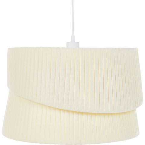 Beliani - BIRIM - Hanglamp - Beige - Polyester