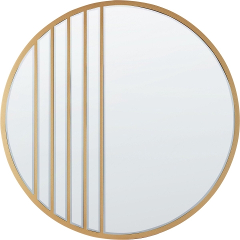 Beliani - COUST - Wandspiegel - Goud - 80 x 80 cm - MDF