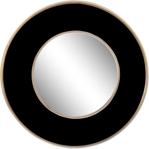 Riverdale - Spiegel Tess goud|zwart 60cm - Zwart
