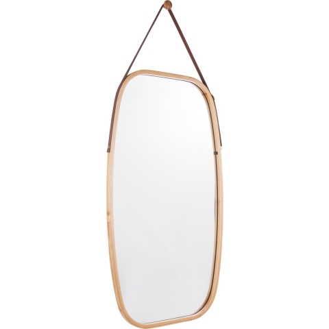 present time - Spiegel Idylllic - Large - Bamboo - Zwart