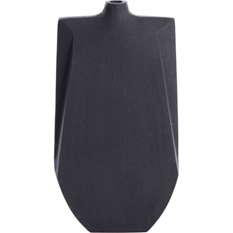 Light & Living Light&living Vaas deco 21x7,5x41 cm MAKAHA mat zwart