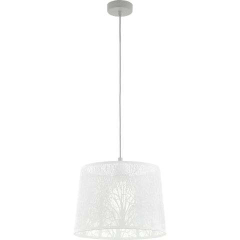 EGLO Hambleton Hanglamp - E27 - Ø 35 cm - Grijs|Wit