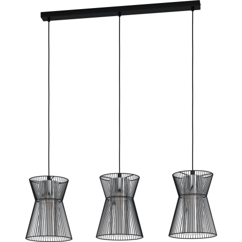 EGLO Maseta Hanglamp - E27 - 93 cm - Zwart
