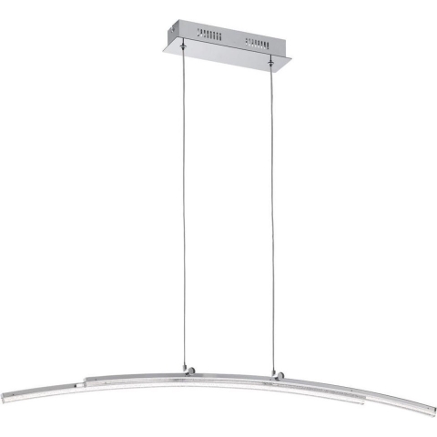 EGLO Pertini Hanglamp - LED - 96 cm - Chroom