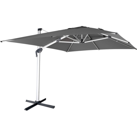 sweeek - Vierkante parasol 3x4m, hoes inbegrepen