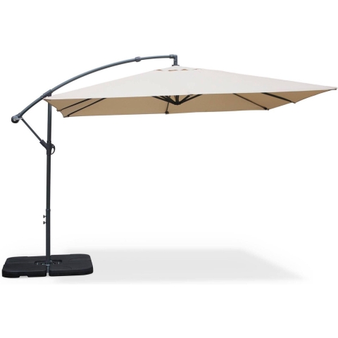 sweeek - Zweefparasol vierkant 3x3m