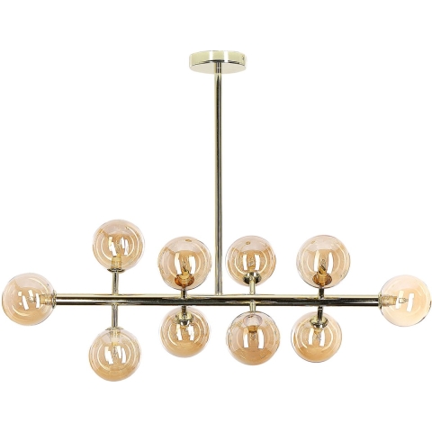 Beliani - RAMIS - Hanglamp - Goud - Staal