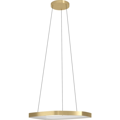 EGLO Vallerosa Hanglamp - LED - Ø 58 cm - Goud|Wit - Dimbaar - Staal