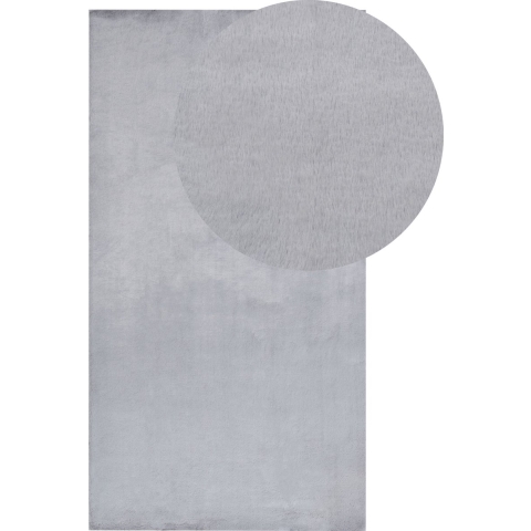 Beliani - MIRPUR - Shaggy vloerkleed - Grijs - 80 x 150 cm - Polyester