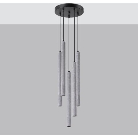 Bussandri Hanglamp modern - Aardewerk - Grijs