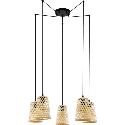 EGLO Claverdon Hanglamp - E27 - Ø 33 cm - Zwart
