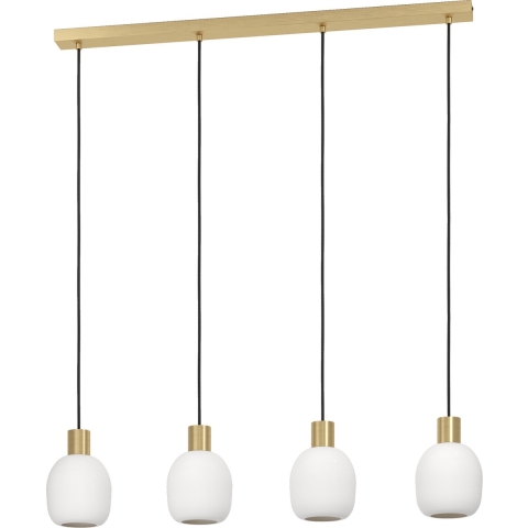 EGLO Manzanares Hanglamp - E27 - 97 cm - Wit|Goud