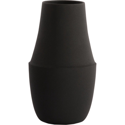 Luqaza Vaas Alen - Zwart - 20x20x36.5cm