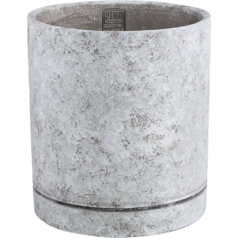 PTMD Vik Grey cement cylinder pot round XL