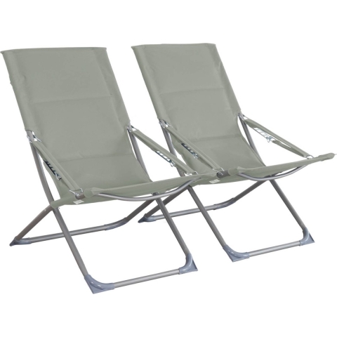 sweeek - Opvouwbare tuinstoel (Set van 2)