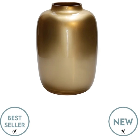 Vase The World Artic XS gold Ø17 x H24 cm