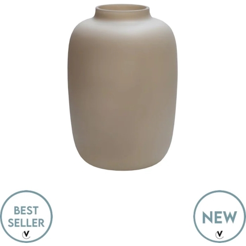 Vase The World Artic XS matte ivory Ø17 x H24 cm