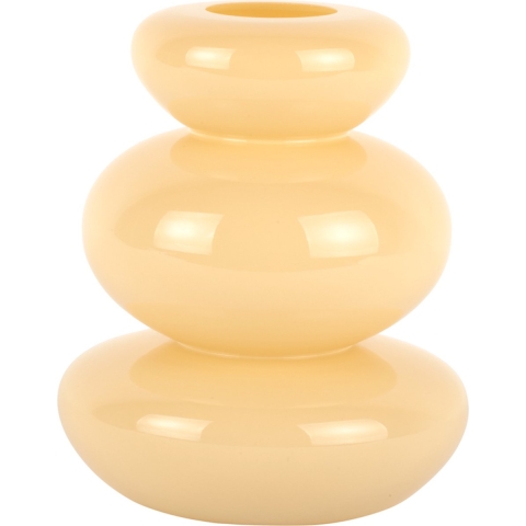 present time - Vaas Bubbles - Geel - 17x17x20cm