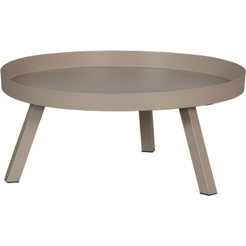 WOOOD Sunny Bijzettafel Buiten - Metaal - Mist - 35 x Ø 80 cm