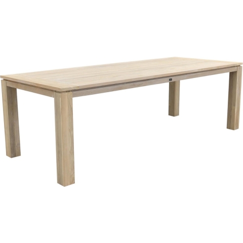 VDG Rome teak tuintafel 240 x 100 cm. - Grey