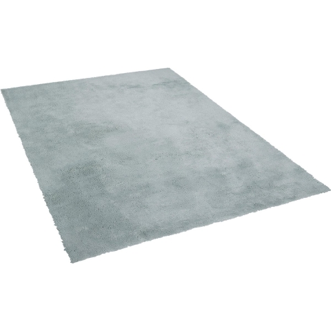 Beliani-EVREN -Shaggy vloerkleed-Groen-200 x 200 cm-Polyester