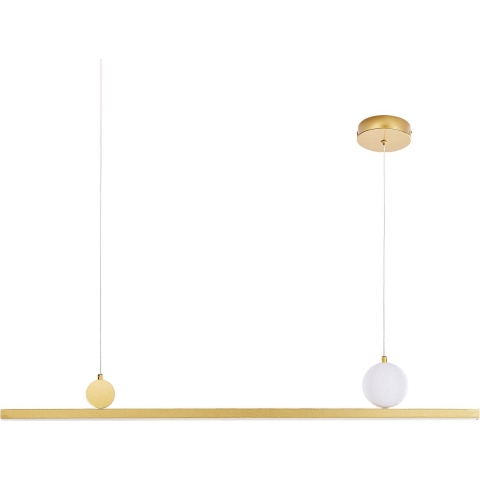 Beliani - ALWAND - Hanglamp LED - Goud - Metaal