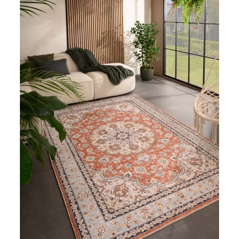 Heritaged Vintage buitenkleed - Valenca Nova terracotta - 120x160 cm