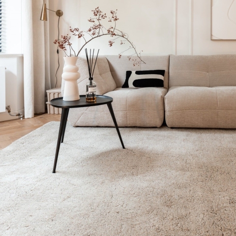 Interieur05 Berber Vloerkleed Wol Lichtgrijs Nador 80x150cm