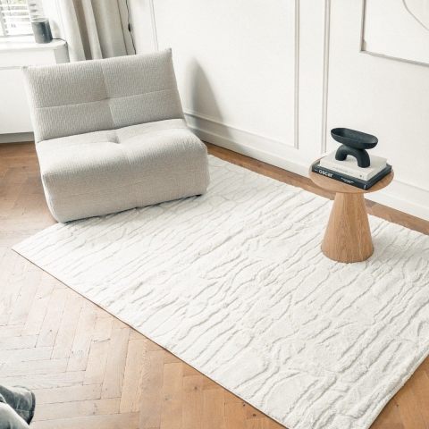 Interieur05 Vloerkleed Bjorn creme|wit - 200 x 280 cm - (L)