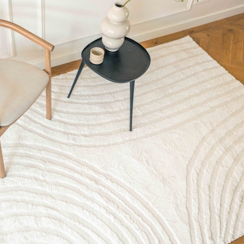Interieur05 Vloerkleed Vidar creme|wit - 160 x 235 cm - (M)