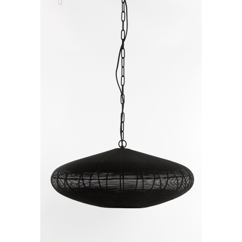 Light & Living - Bahoto hanglamp Ø60x23 cm - mat zwart