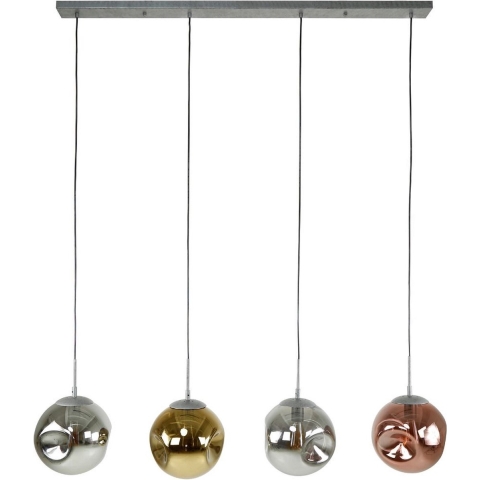 Fraaai - Gilian hanglamp 4L oud zilver