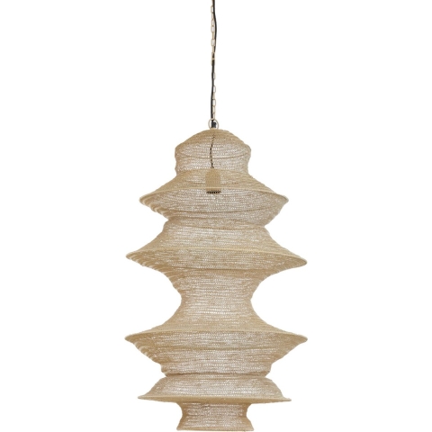 Light & Living Hanglamp Nakisha - Zand - Ø48cm