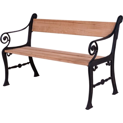 MaximaVida gietijzeren tuinbank Prinsengracht - 125 cm
