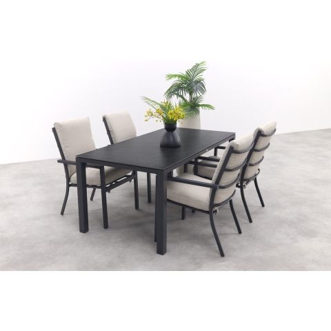 GI Sergio|Chaneo tuinset - 180x90 cm. - 5-delig