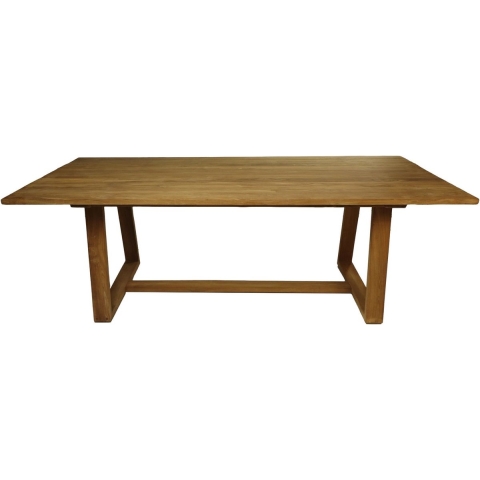 HSM - HSM Collection-Rechthoekige Tuintafel-220x100x77-Naturel-Teak
