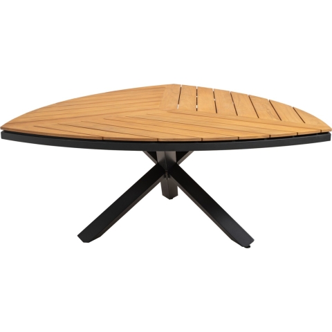 Lesli Living Lontano tuintafel driehoek teakhout 170 cm