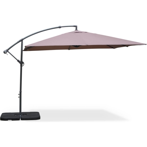 sweeek - Zweefparasol vierkant 3x3m