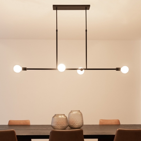 Atmooz Hanglamp Woonkamer Zwart Dots L
