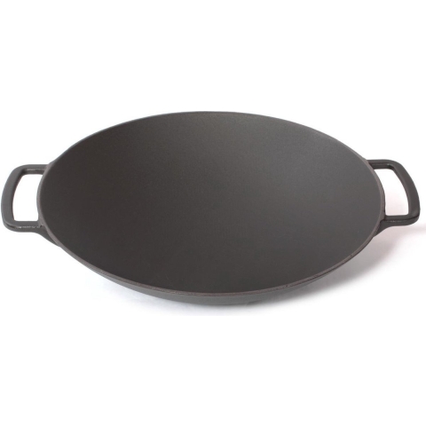 Gietijzeren wok mat zwart, 35cm - Sürel
