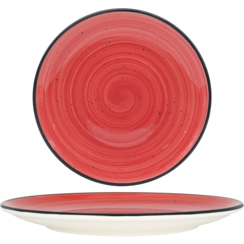 Bonna Dinerbord - Aura Passion - Porselein - 27 cm - set van 6