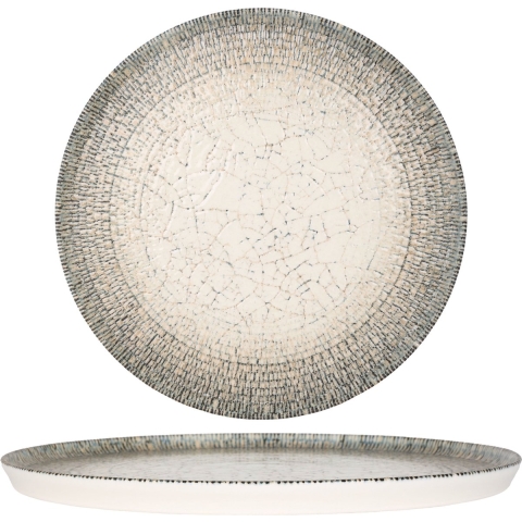 Rinart Dinerbord - Olmeca - Porselein - 28 cm - set van 6