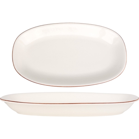 Bonna Serveerschaal - Retro - Porselein - 34x19 cm - set van 2