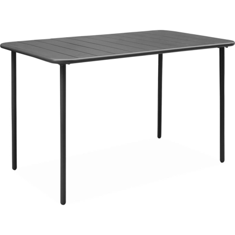 sweeek - Metalen tuintafel 4 zitplaatsen