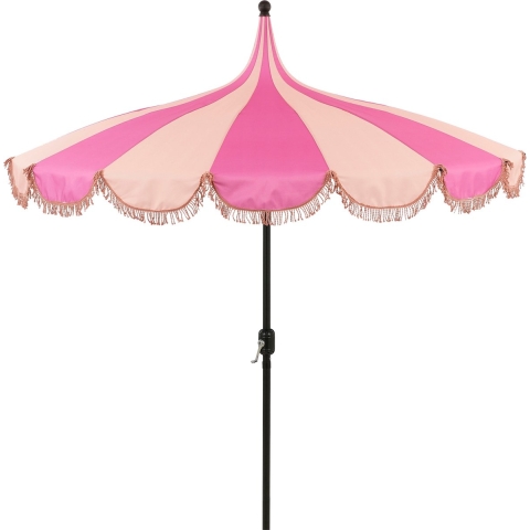In The Mood Collection Rissy Parasol - H238 x Ø220 cm - Roze