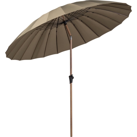 WOOOD Monica Parasol - Aluminium - Zand - 249x280x280 cm