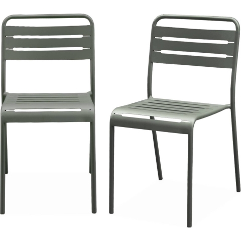 sweeek - Stalen tuinstoel (set van 2)